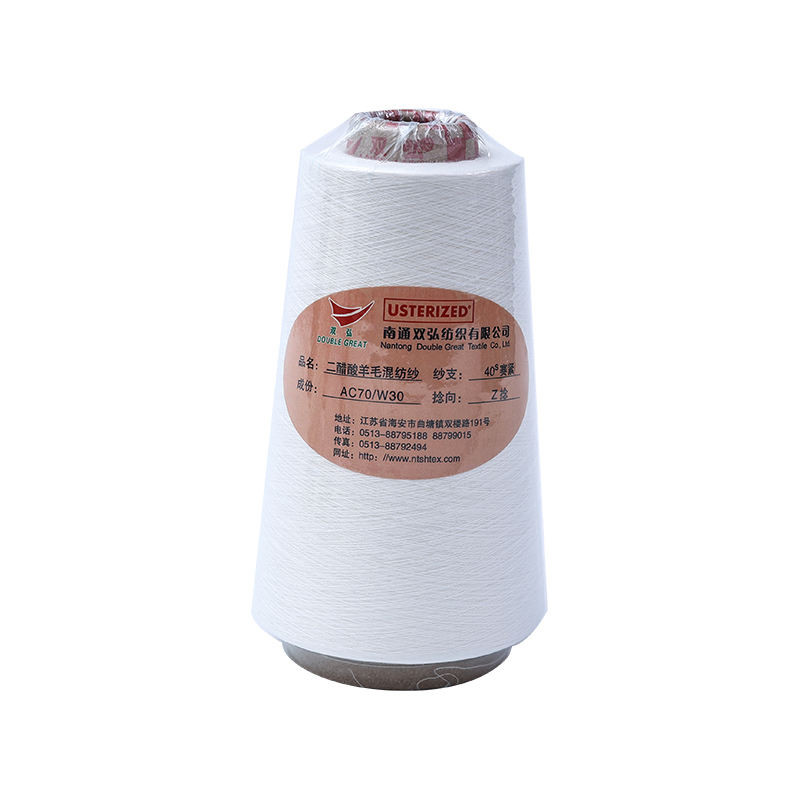 Polyester/wol gemengde garen-tex